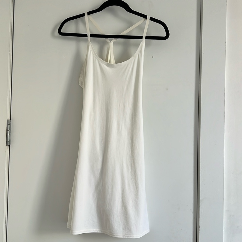 White outdoor voices exercise athleisure tennis dress